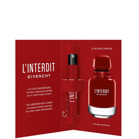 l'interdit givenchy rouge sample